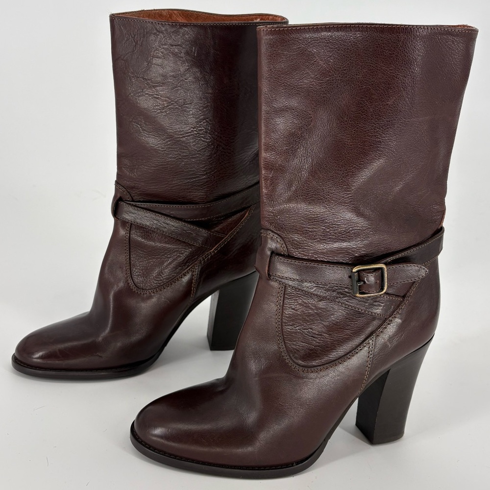 J.Crew Tenley Mid-Calf Leather Boot - Picture 6 of 14